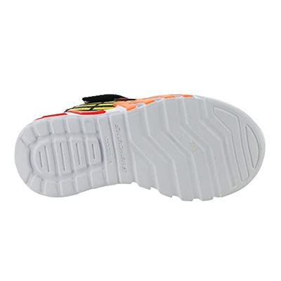 Skechers Flex-Glow Elite 400135N/BKMT Zwart / Oranje-21 maat 21
