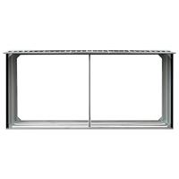 Haardhoutschuur 330x92x153 cm gegalvaniseerd staal antraciet - thumbnail