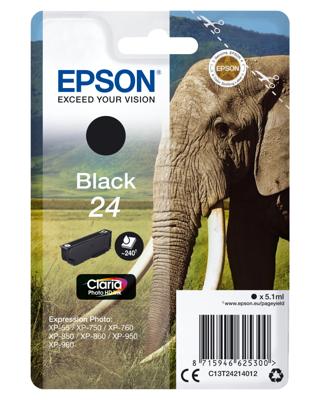 Epson Inktcartridge 24 Origineel Zwart C 13 T 24214012