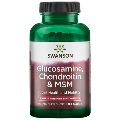 Glucosamine, Chondroitine & Msm 250/200/150 | Swanson | 120ct