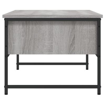Salontafel 101x49x39,5 cm bewerkt hout grijs sonoma eikenkleur