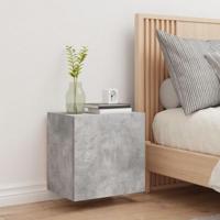 Tv-wandmeubel 40,5x30x40 cm bewerkt hout betongrijs - thumbnail