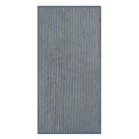 Cawö Cawö Two-Tone Stripe Handdoek 50x100 nachtblau - thumbnail