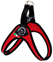 Hondentuig Easy Fit Classic Rood - thumbnail