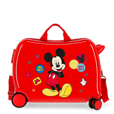 Disney Rolling Suitcase 4 Wheels Enjoy The Day Mickey Mouse Twister Red Disney Rolling Suitcase 4 Wheels Enjoy The Day Mickey Mouse Twister Red