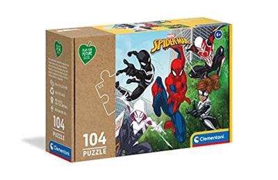 Clementoni puzzel spiderman 104 stukjes Clementoni puzzel spiderman 104 stukjes