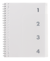 HEMA 4-in-1 Collegeblok A4 Gelinieerd - thumbnail