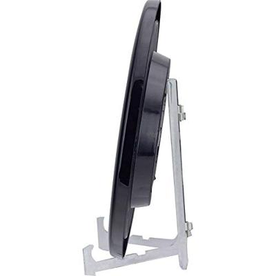 EUROTIME 22221 Wandklok Kwarts 25 cm x 25 cm Zwart Groot display