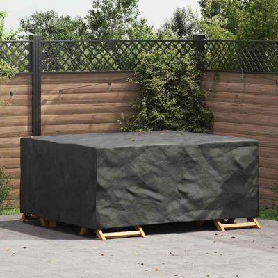 Hoes voor tuinmeubelen Zwart 200 x 165 x 80 cm 210D Hoes voor tuinmeubelen Zwart 200 x 165 x 80 cm 210D