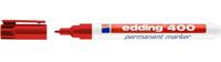 Permanente markeerstift Edding 400-02 Rood (10 Stuks) - thumbnail