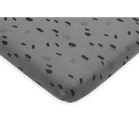 Jollein hoeslaken boxmatras 75x95cm Spot grey - thumbnail