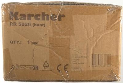 Karcher RR 5026 Radio/CD-speler VHF (FM) CD, USB Incl. microfoon Rood, Blauw, Geel