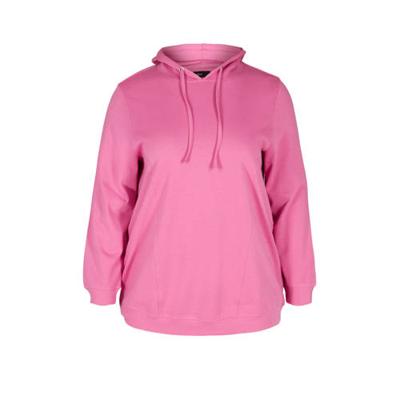 Zizzi hoodie VITO roze