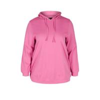 Zizzi hoodie VITO roze - thumbnail