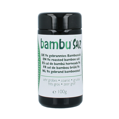 Bambu Salz Bamboezout zeer grof 9x gebrand 100 Gram