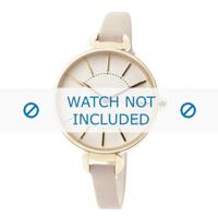 Esprit horlogeband ES108582-001 Leder Cream wit / Beige / Ivoor 8mm - thumbnail