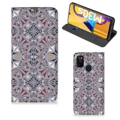 Samsung Galaxy M30s | M21 Standcase Flower Tiles Samsung Galaxy M30s | M21 Standcase Flower Tiles