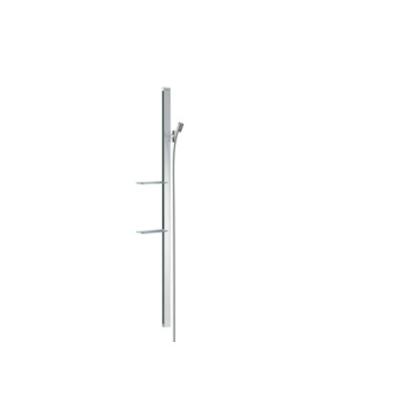 hansgrohe Unica`E glijstang m. Isiflex`B doucheslang 160cm en casetta`E zeepschaal 150cm wit/chroom