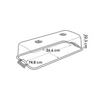 Elho 6872207710000 Deksel aangroeih. SuperXXL transparant, green basics 1 stuk(s) - thumbnail