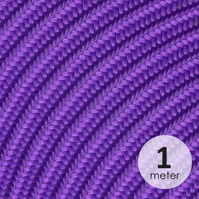 Strijkijzersnoer paars 3-aderig per meter