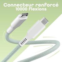 T'nB - Magnetische USB C naar USB C-kabel, snel opladen 60 W, magnetische nylon mantel en knoopbescherming, lengte 1,5 m, compatibel met Apple iPhone 15/15 Pro / 15 Pro Max / 16/16 Pro / 16 Pro Max - - thumbnail