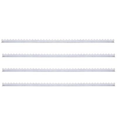 VidaXL Muurspikes 4 st 1 m gegalvaniseerd staal