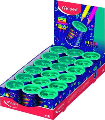 Puntenslijper maped pixel party display 18 stuks