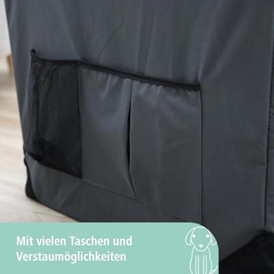 Honden-transportbox Journey, grijs/beige, Maat: 81x58x58 cm Honden-transportbox Journey, grijs/beige, Maat: 81x58x58 cm