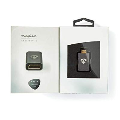 Nedis HDMI-Adapter | HDMI Male / HDMI Mini-Connector | HDMI Female / HDMI Output | 1 stuks - CVTB34906GY CVTB34906GY
