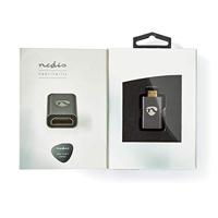 Nedis HDMI-Adapter | HDMI Male / HDMI Mini-Connector | HDMI Female / HDMI Output | 1 stuks - CVTB34906GY CVTB34906GY - thumbnail