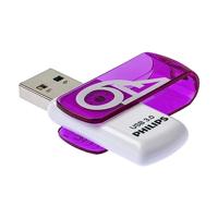 Philips FM64FD00B USB flash drive 64 GB USB Type-A 3.0 (3.1 Gen 1) Paars, Wit - thumbnail