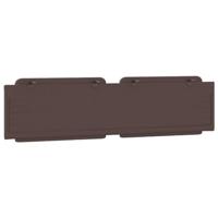 Hoofdbordkussen 200 cm kunstleer bruin - thumbnail