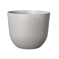 Elho Fuente Grains Bloempot 47 cm - Grijs - thumbnail