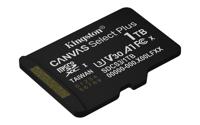 Kingston Technology 1TB microSDXC Canvas Select Plus Gen3 150MB/s A1 kaart + adapter - thumbnail