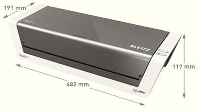 Leitz iLAM Touch 2 lamineermachine, voor ft A3, grijs - thumbnail