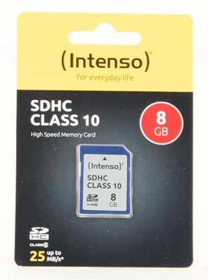 Intenso 3411460 SDHC-kaart 8 GB Class 10