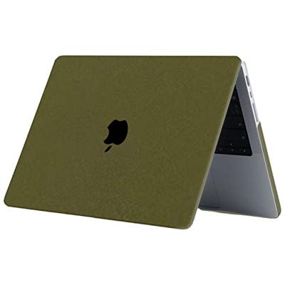 Lunso MacBook Pro 14 inch (2021-2023) cover hoes - case - Sand Army Green
