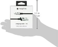 Mophie Charge en Sync Kabel-USB-A naar Micro USB 1M - Zwart - thumbnail