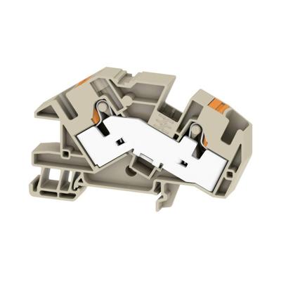 Weidmüller 2668740000 Installatie-etageklem Push-In-klem, Steekaansluiting Donkerbeige 20 stuk(s)