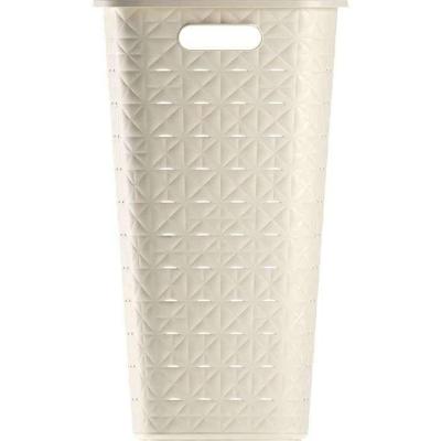 Curver Softex wasbox met deksel 56L wit