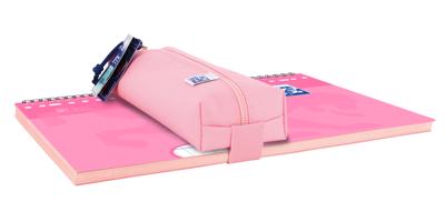 Pennenetui Oxford rechthoek roze Pennenetui Oxford rechthoek roze