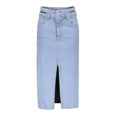 Frankie & Liberty Zomer jeans rok meisjes - licht blauw - Midi
