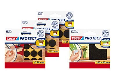 Tesa Protect Beschermvilt Rechthoekig - Bruin - 80 x 100 mm