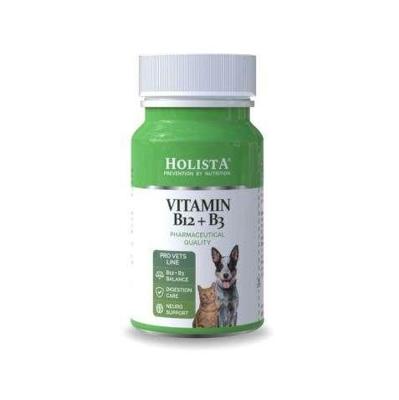HOLISTA Vitamin B12 + B3 - supplementen voor honden en katten - 90 tabletten