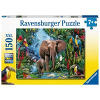 Ravensburger - olifanten in de jungle 150 stuks xxl - thumbnail