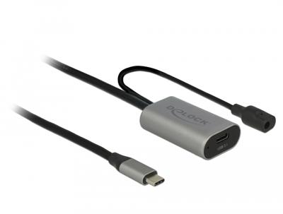 Delock 85392 Actieve USB 3.1 Gen 1 verlengkabel USB Type-C 5 m - thumbnail