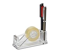 MAUL visitekaartbox acryl met deksel incl. index 11.4x19x7.2cm - thumbnail