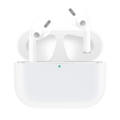 Voor AirPods Pro effen kleur silicone oortelefoon beschermhoes (wit)