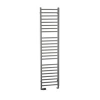 Handdoekradiator Sapho Dina Recht 40x156 cm Metallic Antraciet - thumbnail