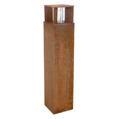KS Verlichting Vierkante tuinlampMarina 70 corten - 7835